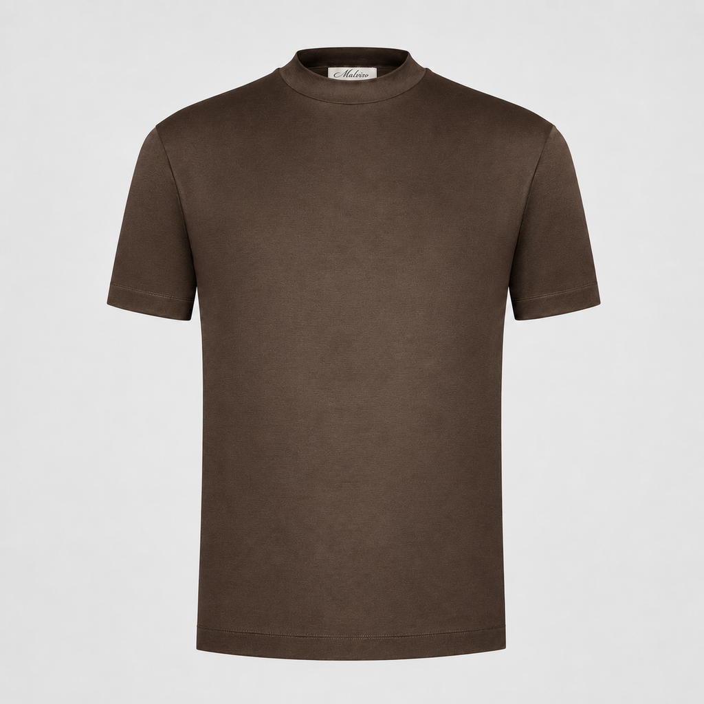 Brown Shiny T-Shirt