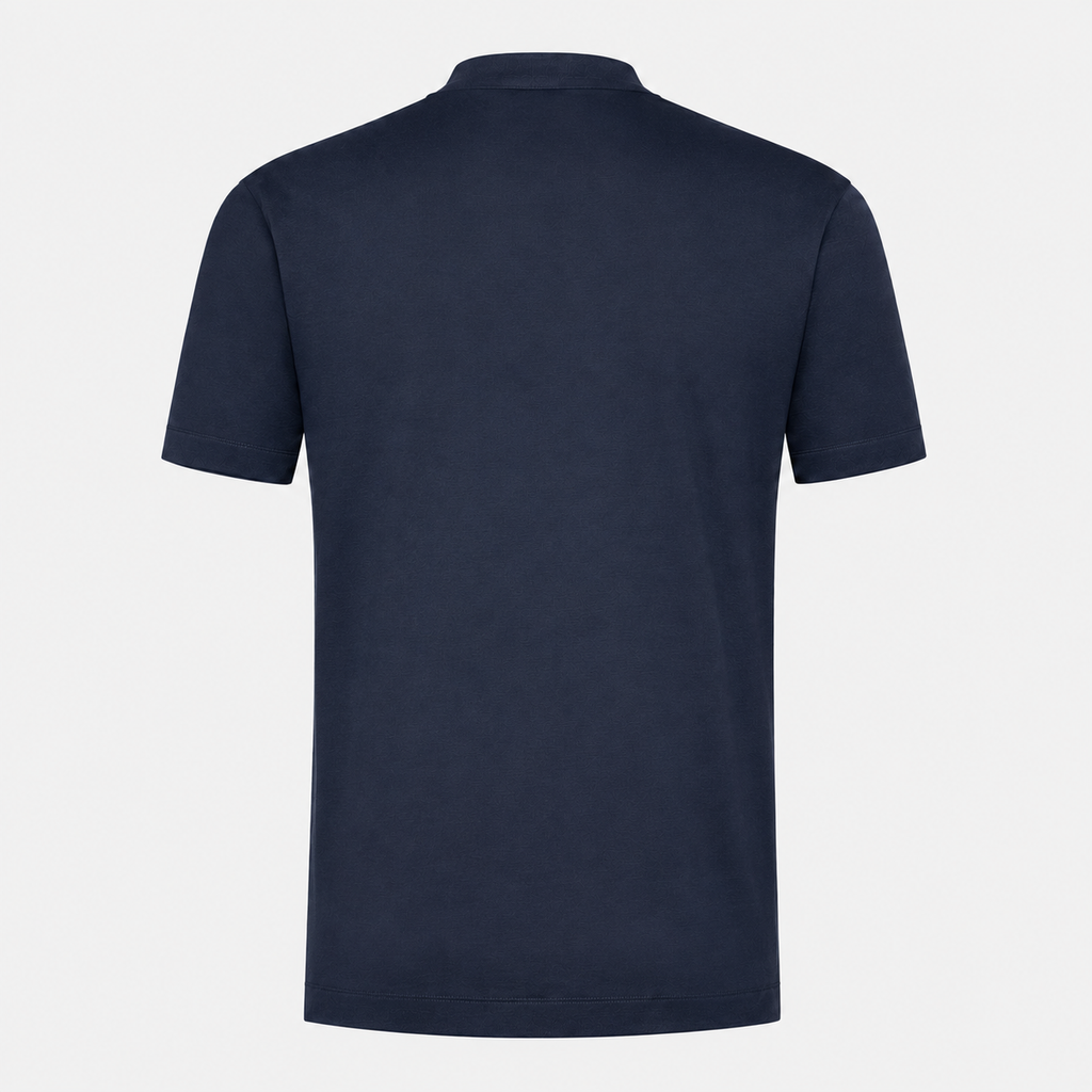 Navy Shiny T-Shirt