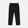 Summer Linen Mix Pants Black