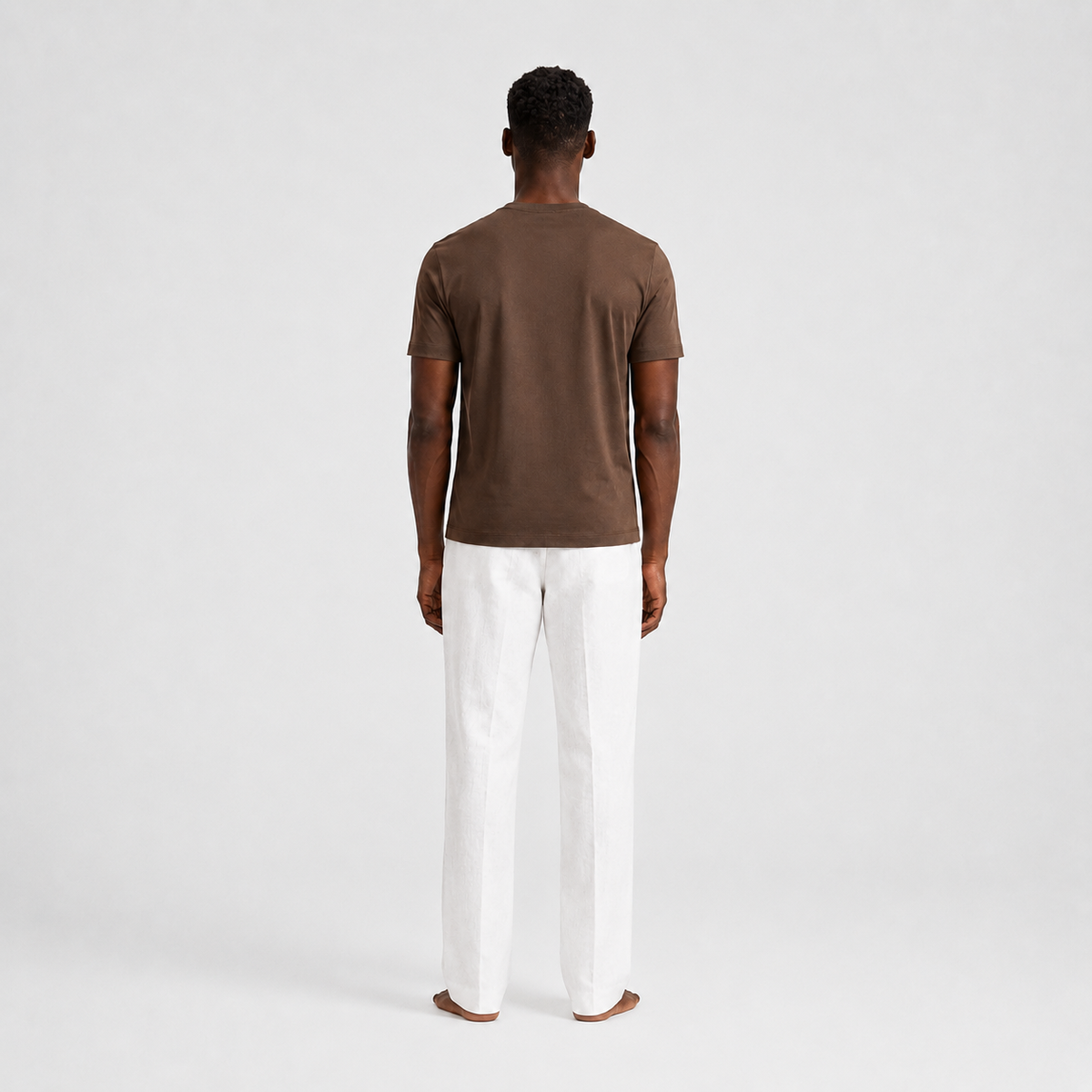 Brown Shiny T-Shirt